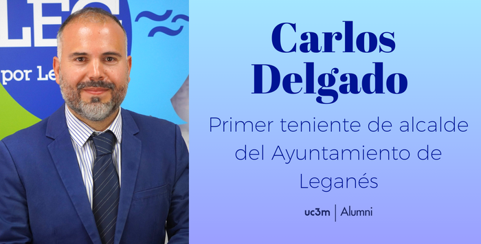 Carlos Delgado es el nuevo primer teniente de alcalde del Ayuntamiento de Leganés