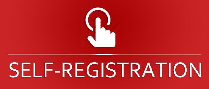 Start Self-registration online