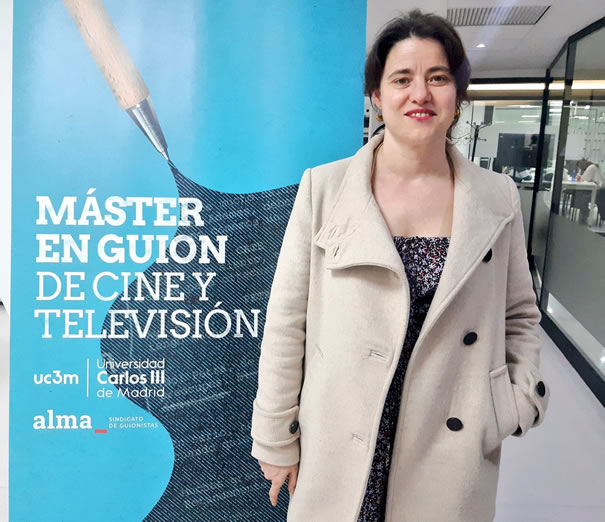 Estíbaliz Burgaleta en el Máster de Guion de Cine y TV de la UC3M