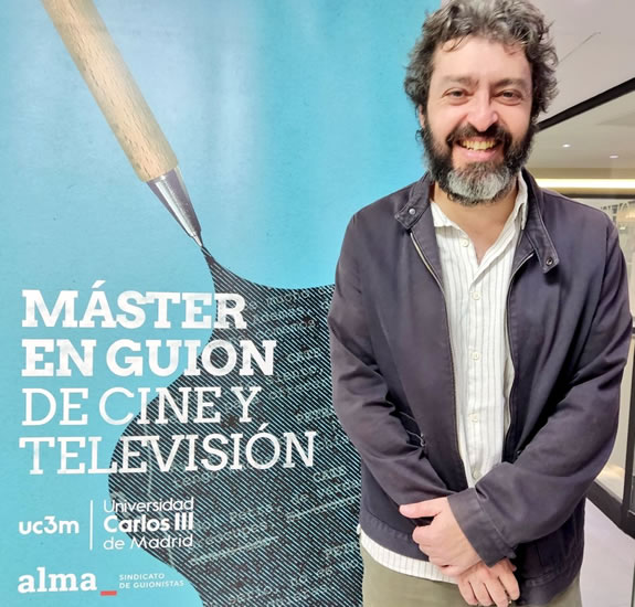 Víctor García León en el Máster de Guion de Cine y TV de la UC3M