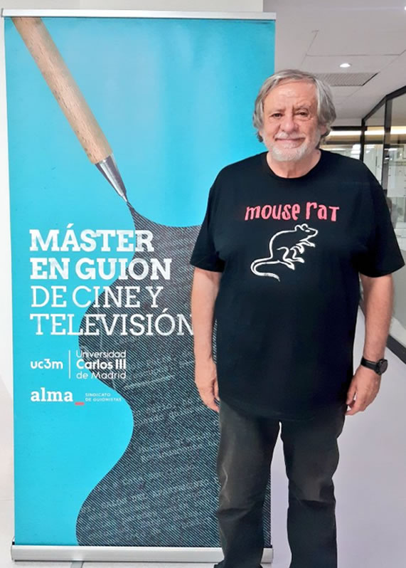Manuel Palacio en el Máster de Guion de Cine y TV de la UC3M