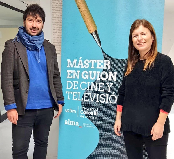 Roberto Martín y Clara Botas en el Máster de Guion de Cine y Tv