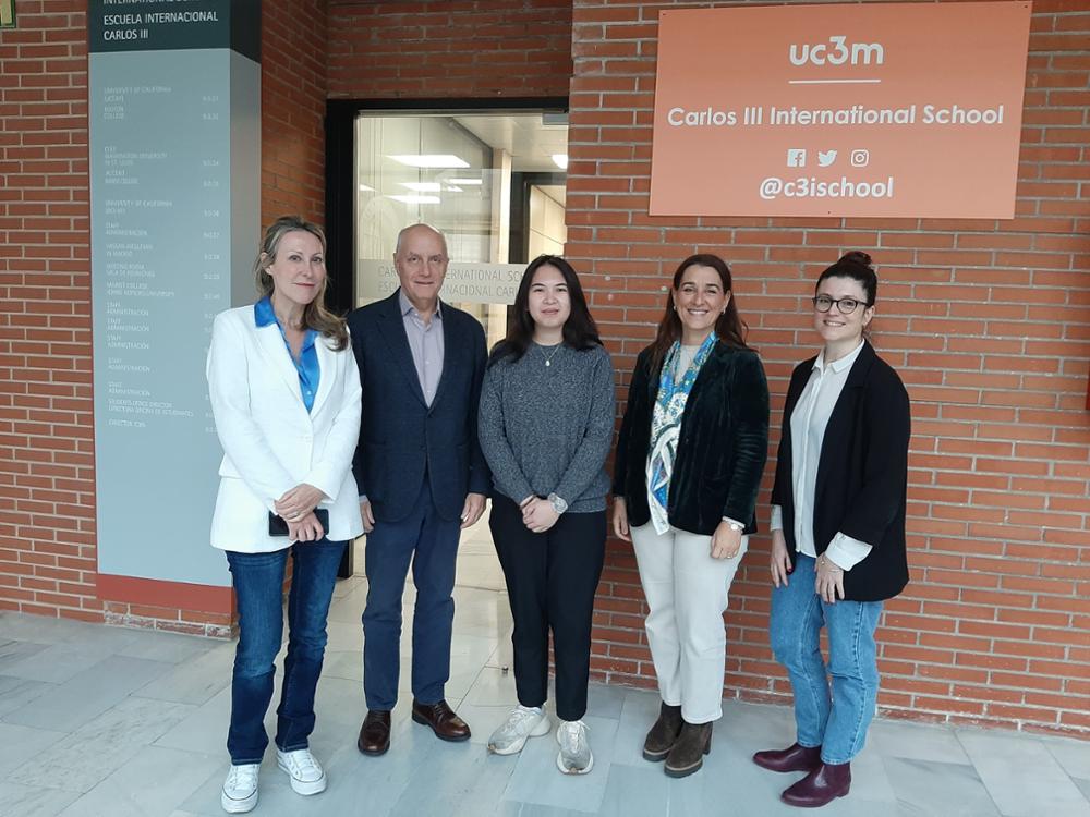 Angel Astaria, International Programs Manager de Allegheny College en Pennsylvania y de CIEE Madrid, Alba Gil Blanco