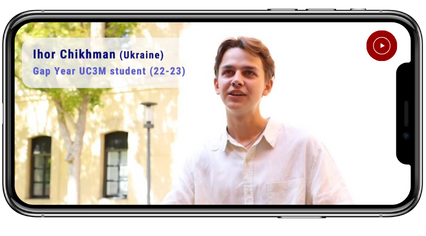 Testimonial Ihor Chikman. Gap Year student