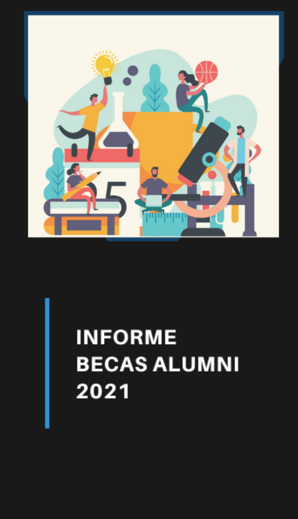 Portada Balance Becas Alumni 2021