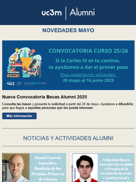 Newsletter Mayo