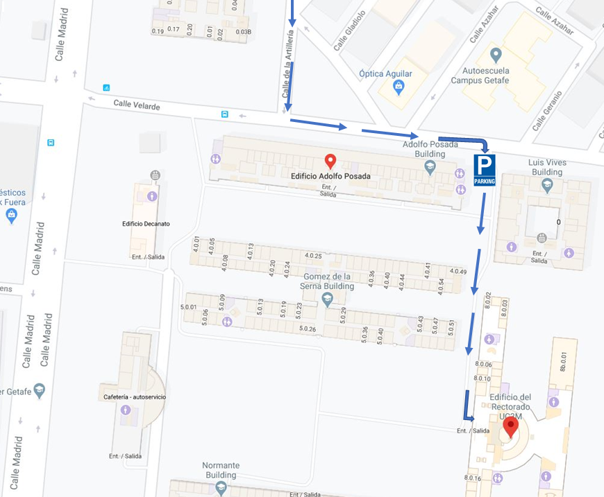 Plano ubicación evento