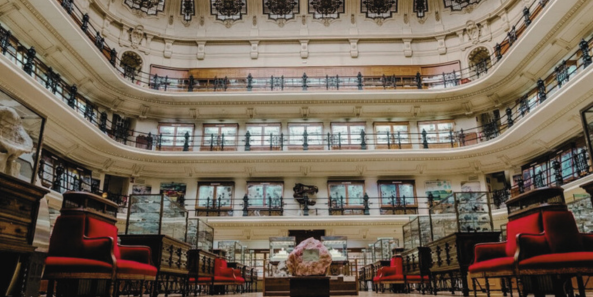 Imagen del interior del Museo Geominero