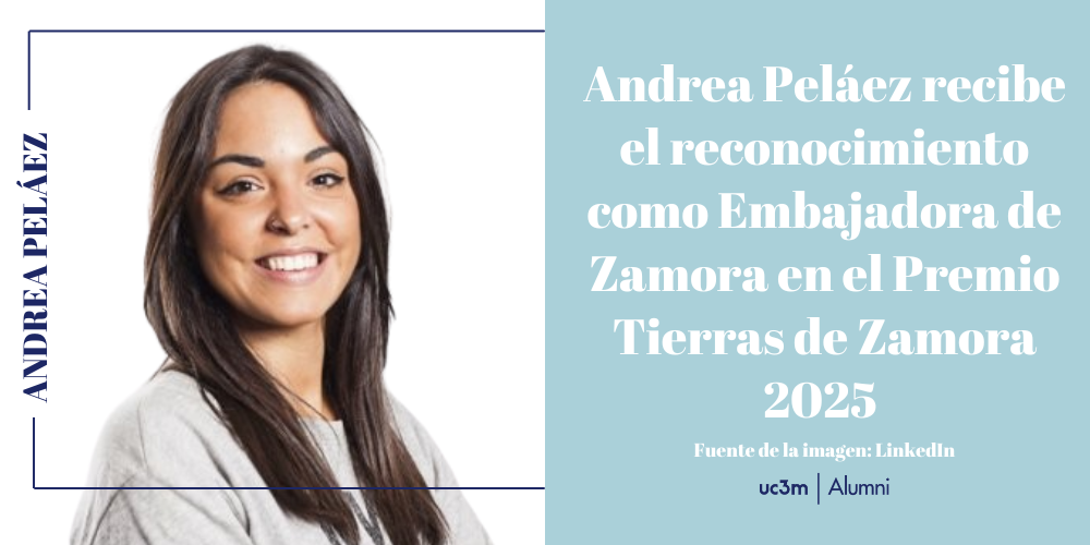 Andrea Peláez recibe el reconocimiento como Embajadora de Zamora en el Premio Tierras de Zamora 2025