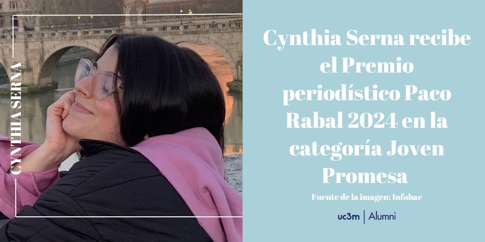 Cynthia Serna recibe el Premio periodístico Paco Rabal 2024 en la categoría Joven Promesa 