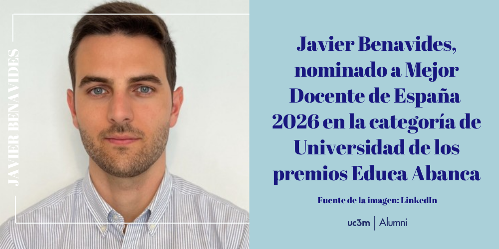 Javier Benavides, nominado a Mejor Docente de España 2026 en la categoría de Universidad de los premios Educa Abanca 