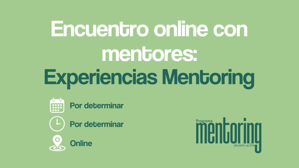 Encuentro online con mentores: Experiencias Mentoring