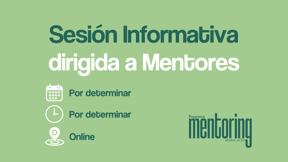 Sesión informativa dirigida a mentores