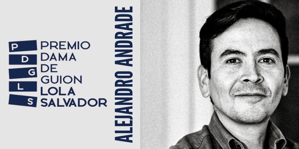 Alejandro Andrade, ganador de la I edición del Premio DAMA de guión Lola Salvador.