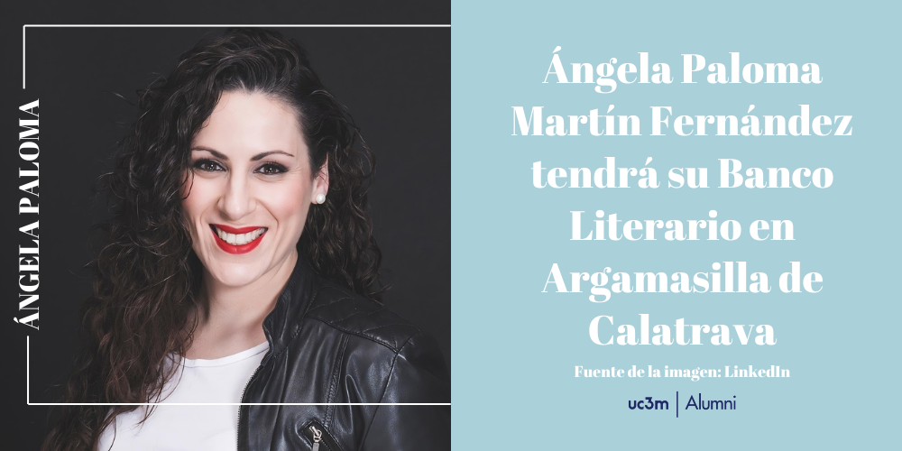 Ángela Paloma Martín Fernández tendrá su Banco Literario en Argamasilla de Calatrava