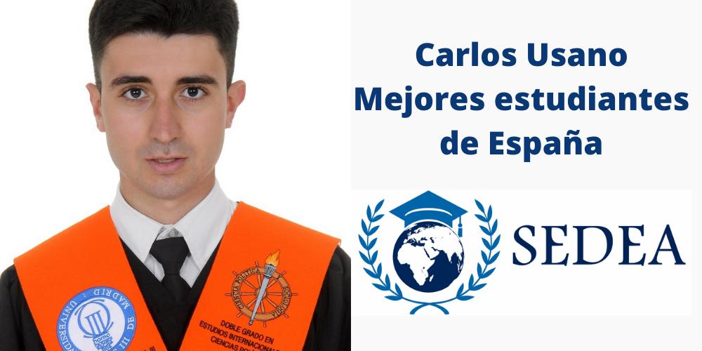 Carlos Usano, entre los mejores estudiantes de España según la SEDEA