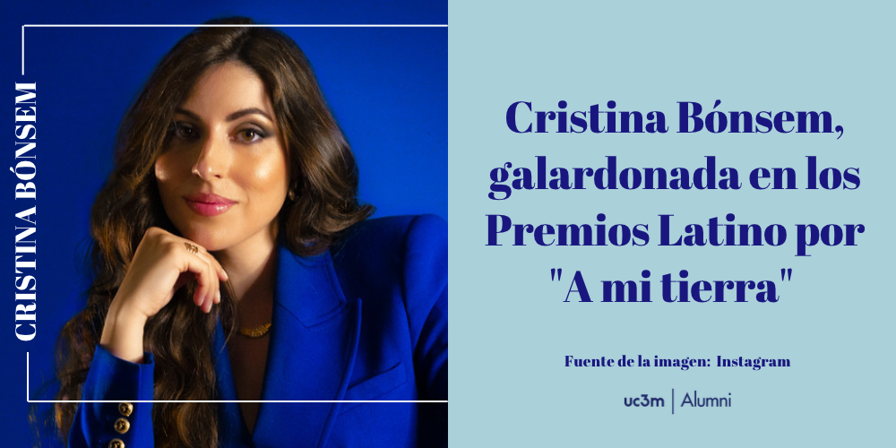 Cristina Bónsem, galardonada en los Premios Latino por 