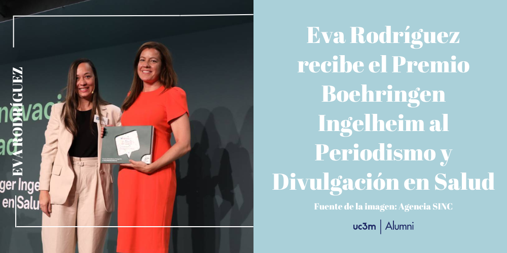 La periodista Eva Rodríguez recibe el premio Boehringer Ingelheim al Periodismo y Divulgación en Salud