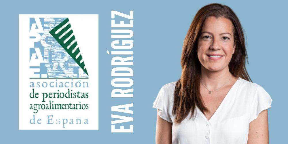 Eva Rodríguez, ganadora de los XII Premios de Periodismo Agroalimentario de APAE.