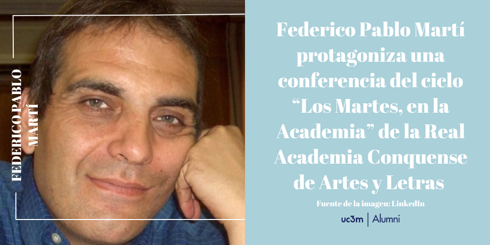 Federico Pablo Martí protagoniza una conferencia del ciclo 'Los Martes, en la Academia' de la Real Academia Conquense de Artes y Letras