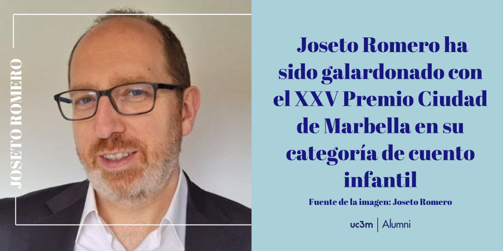  Joseto Romero ha sido galardonado con el XXV Premio Ciudad de Marbella en su categoría de cuento infantil