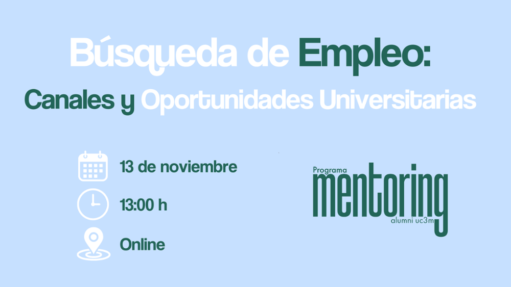 Taller online de Búsqueda de Empleo: canales y oportunidades universitarias