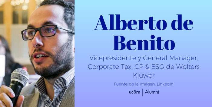 Alberto de Benito, nuevo Vicepresidente y General Manager, Corporate Tax, CP & ESG en Wolters Kluwer