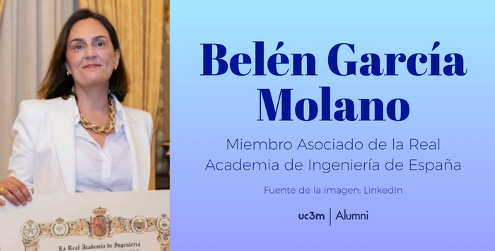 Belén García Molano, nueva Miembro Asociado de la Real Academia de Ingeniería de España