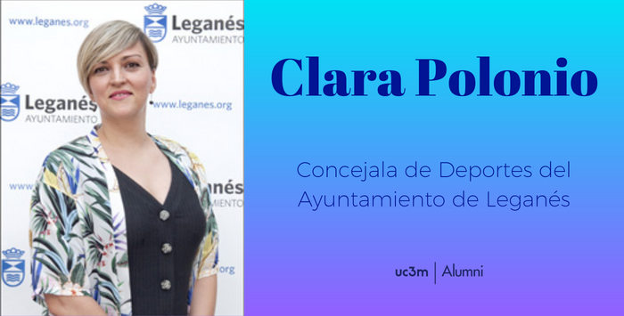 Clara Polonio es la nueva concejala de Deportes del Ayuntamiento de Leganés