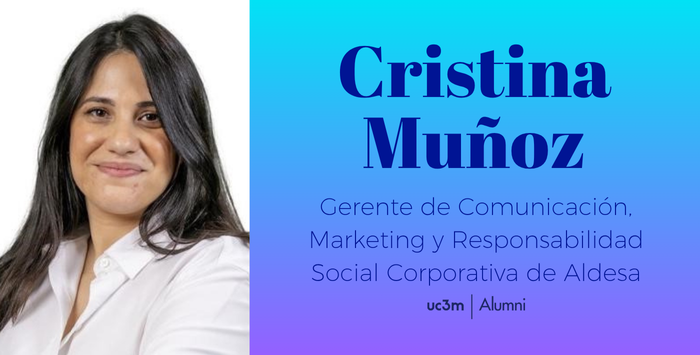 Cristina Muñoz es la nueva Gerente de Comunicación, Marketing y Responsabilidad Social Corporativa de Aldesa