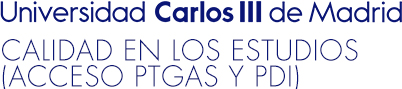 Universidad Carlos III de Madrid. Intranet for quality in studies