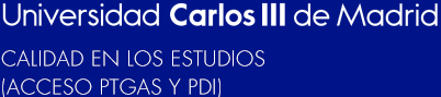 Universidad Carlos III de Madrid. Intranet for quality in studies