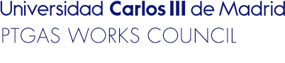 Universidad Carlos III de Madrid. PAS Works Council logo