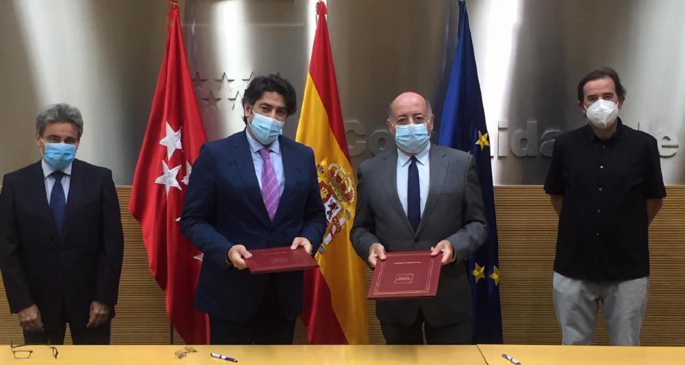 Firma Acuerdo CM - UC3M: Investigación Cañada Real