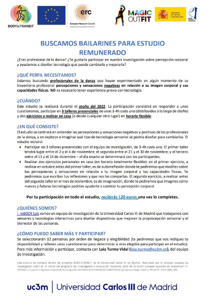 Texto convocatoria