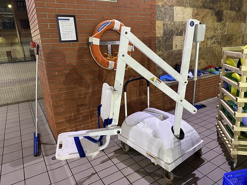 Grua Piscina