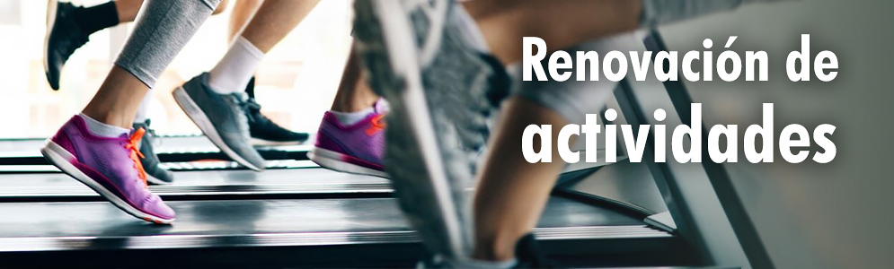 Renovación de actividades deportivas UC3M curso 26/27