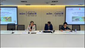 Fotografía de los ponentes en el I Ciclo UC3M de Humanidades Digitales