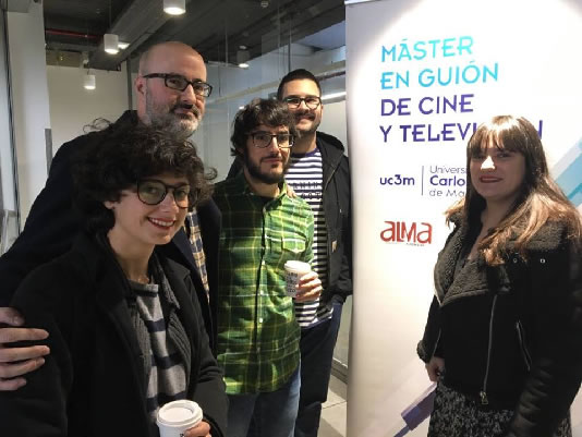 Gema R. Neira de Bambú Producciones, Iñaki González Esparza de Alea Media, Carlos De Pando de Zeta Audiovisual y Rafael Taboada y Alejandra Saba 