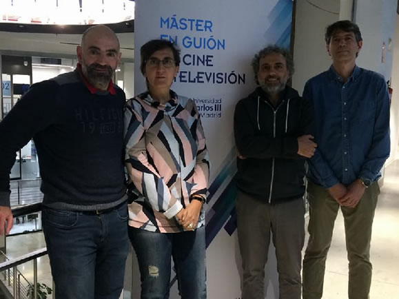 Pablo Barrera, Verónica Fernández, Roberto Goñi y Javier Holgado
