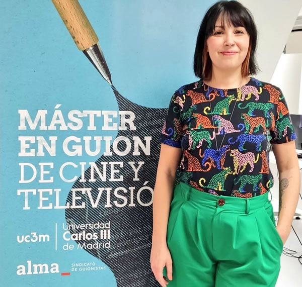 Alba Lucío en el Máster de Guion de Cine y Tv UC3M