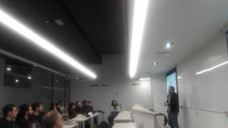 Salvador Calvo en el Máster en Guión de Cine y Televisión UC3M