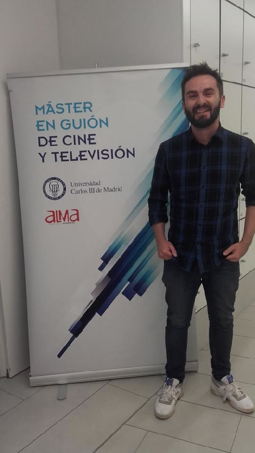 Cristóbal Garrido en el Máster Guión Cine y Televisión UC3M