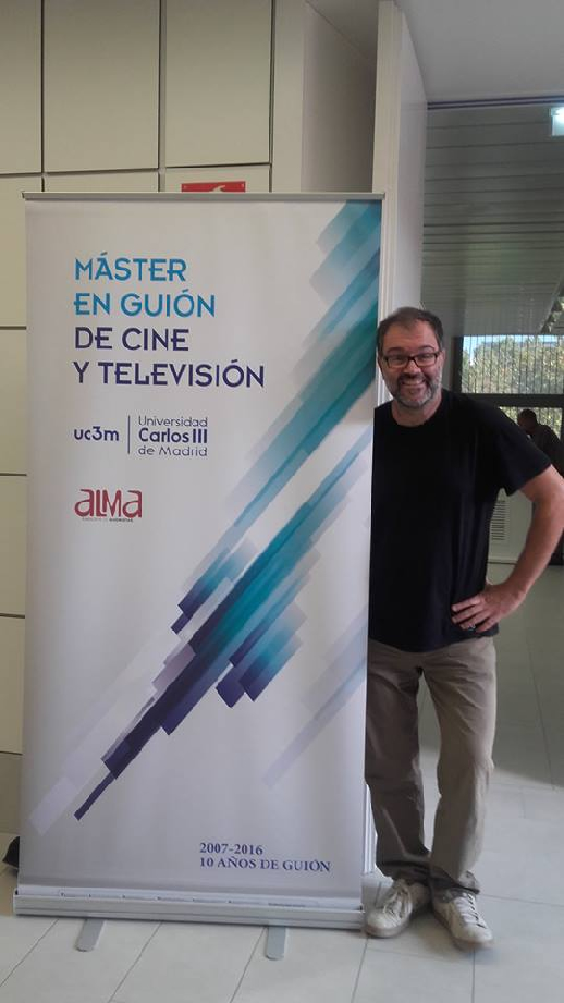 Gorka Magallón en el Máster en Guión de Cine y Televisión UC3M