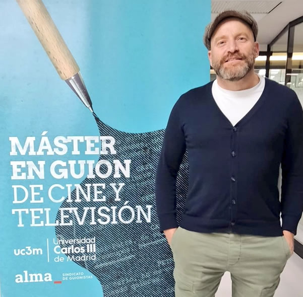 Iván Escobar en el Máster Guion de Cine y TV UC3M