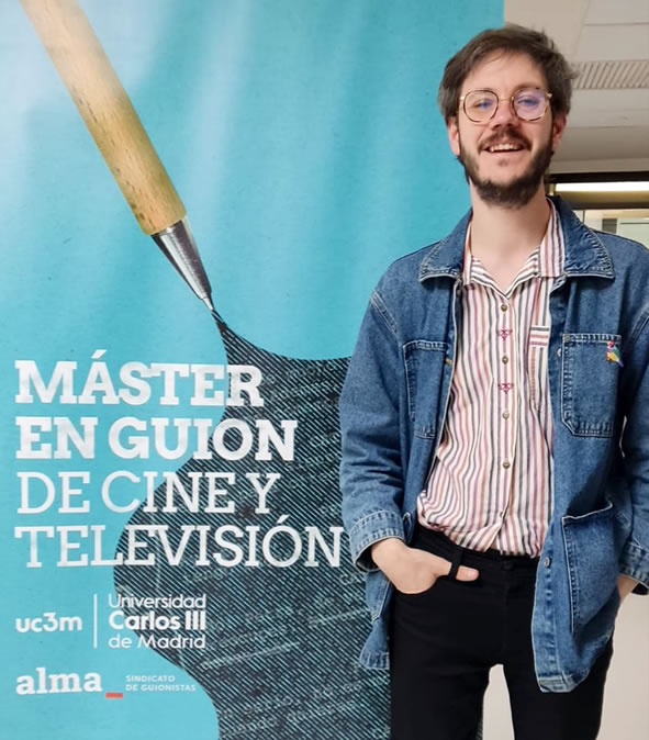 Asier Gil en el Máster de Guion de Cine y TV UC3M