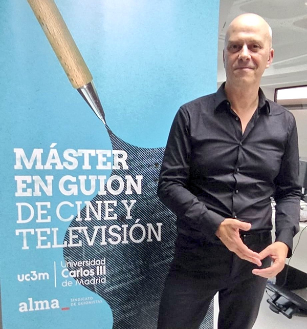 Daniel Tubau en el Máster de Guion de Cine y Tv