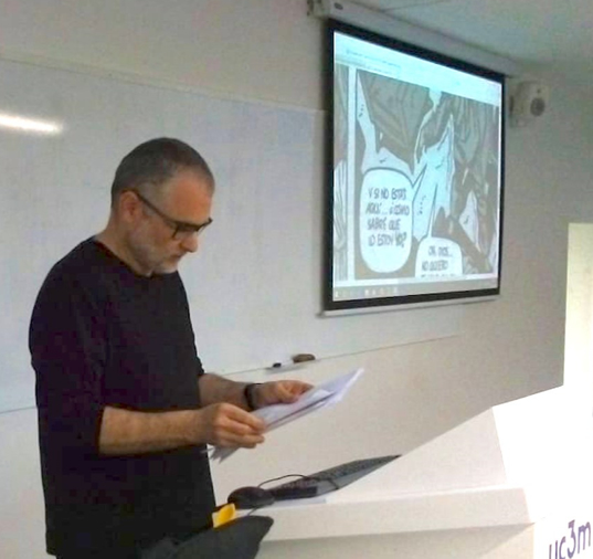 David Muñoz en el Máster en Guion de Cine y Televisión UC3M