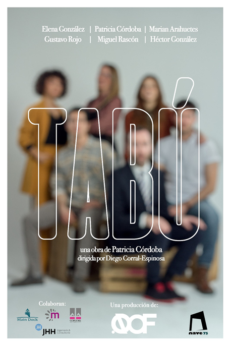 Cartel de Tabú en el Máster en Guion de Cine y Televisión UC3M