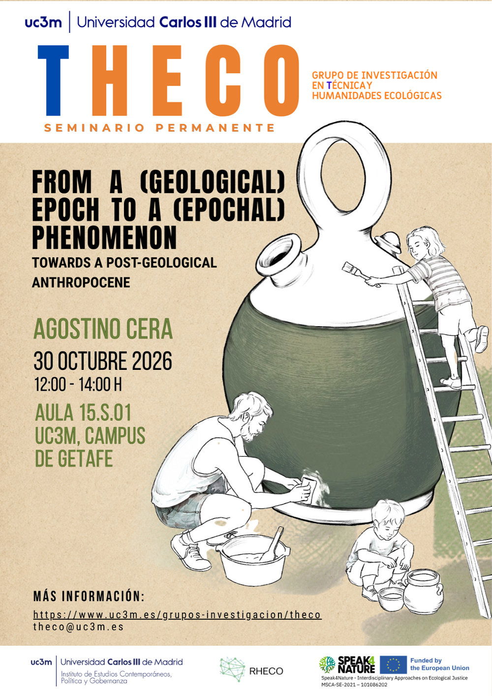 Cartel Seminario Permanente THECO - Octubre 2026
